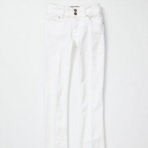 👖Paige Denim Hidden Hills Bootcut Jeans White 32